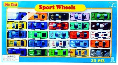 Lot de 25 petites voiture pour garage 6 cm