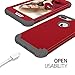 AOKER iPhone 7 Plus Case, Bumper Case Shock Absorbing Hard Hybrid Slim Thin Cute Cover [Scratch Proof] Plastic Shell + TPU Rubber Inner for iPhone 7 Plus 5.5 Inch (2016) (Red Grey)