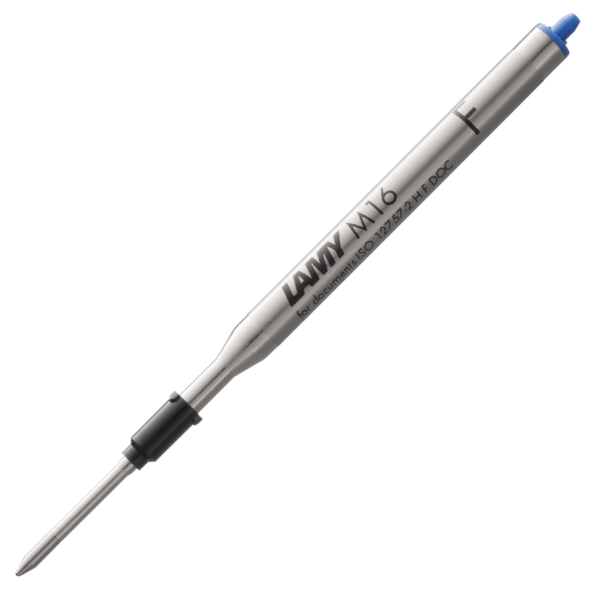 Lamy M16 ballpoint pen refill with large capacity, metal - Original replacement refill for all ballpoint pen models - Indelible - Fine line width in blue ink