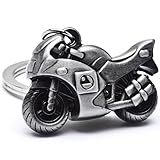 Krator HBK-A Keychain (New 3D Motorcycle Sportbike Street Bike Key Ring Chain Motor Keyring)