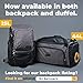 Gold BJJ Jiu Jitsu Duffle Bag - Waterproof Pocket for Sweaty Gi, Rashguard, or Shoes - The Perfect Duffel Bag for Martial Arts Gear, Boxing, MMA, and More