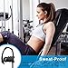 Bluetooth Headphones,Sports earbuds,Wireless Headset V4.1 Noise Isolating Heavy Bass Stereo Sweatproof Sports Earphones In Ear Earbuds with Mic –Black