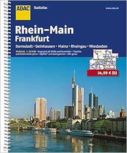 Adac Stadtatlas Rhein Main Frankfurt 1 20 000 Mit Darmstadt Gelnhausen Mainz Rheingau Wiesbaden Adac Stadtatlanten 1 20 000 Amazon De Adac Kartografie Bucher