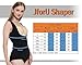 JforU Women Hot Sweat Body Shaper Slimming Waist Trainer Neoprene Shirt Vest Weight Loss Shapewear No Zipper Black