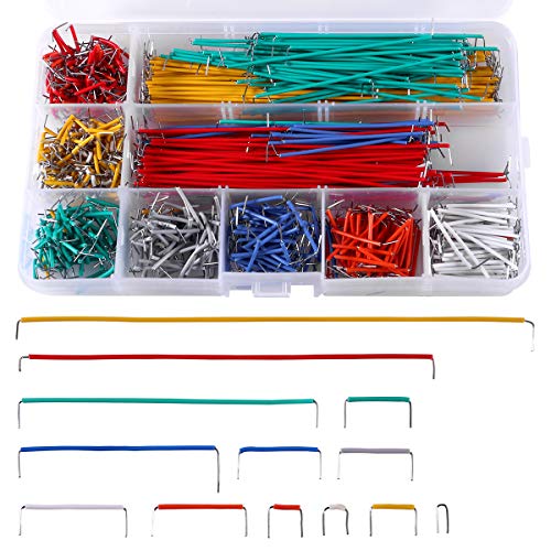 Aoicrie Jumper Wire Kit, 840 Pieces Preformed Breadboard Jumper Wire Kit,14 Lengths Assorted Jumper  - //medicalbooks.filipinodoctors.org