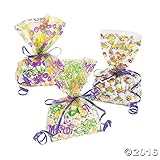 Mardi Gras Cellophane Bags