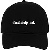 Embroidery Baseball Caps Unisex Cotton Adjustable Stylish Comfortable Hat Men Women (US, Alpha, One Size, Absolutely not)