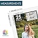 Mat Board Center, Pack of 25, 5x7 for 4x6 White Mats - Acid Free, 4-ply Thickness, White Core - for Pictures, Photos, Framing