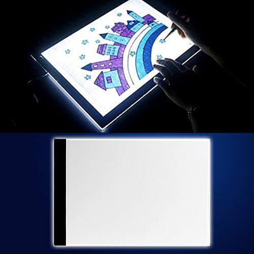 1 Set A4 LED Artist Thin Art Stencil Board Light Box Tracing Drawing Board Lamp