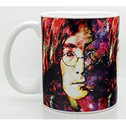 Tasses John Lennon Tasse en céramique de 11 oz. Votre tasse élégante est signée et numérotée à la main. Coupe John… - Les Beatles, Paul McCartney, John Lennon, RIngo Starr, George Harrison