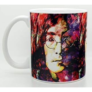 Tasses John Lennon Tasse en céramique de 11 oz. Votre tasse élégante est signée et numérotée à la main. Coupe John… - Les Beatles, Paul McCartney, John Lennon, RIngo Starr, George Harrison