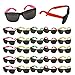 Funny Party Hats Sunglasses in Bulk - Neon Party Sunglasses - 24 Pack - Party Favors - Neon Party Supplies