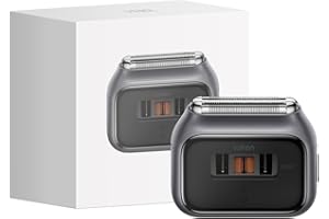 Laifen P3 Pro 3-Blade Electric Shaver, Dual Linear High-Speed Motors 12,000 Cuts/Min, 100-Min Runtime, IPX7 Waterproof, Rechargeable Electric Razor for Men, Travel-Friendly (Space Gray Aluminum Alloy)