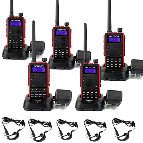 Retevis RT5 Two Way Radio Long Range Adult Walkie Talkies Dual Band