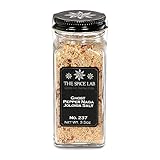 The Spice Lab Premium Gourmet Ghost Pepper Sea Salt - Spicy Super Hot! - French Jar