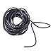 Pandahall 11Yards/10M 2mm Cowhide Genuine Leather Cord Round Thread Thong String Black Jewelry Bracelet Necklace Making Leathercraft Supplies