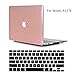 Macbook Pro 13 inch Case, VTOSEN 2 in 1 Bundle Bling Glitter PC Hard Shell Cover Case with Keyboard Cover for Macbook Pro 13.3 inch with CD-ROM (Non-Retina)(Model:A1278) - Rose Gold