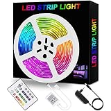 Tiras de LED de 5 m Aogled,kit de cambio de color RGB 5050 LED con control remot