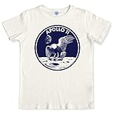 Hank Player 'NASA Apollo 11 Insignia' Men's T-Shirt (L, Vintage Cream)