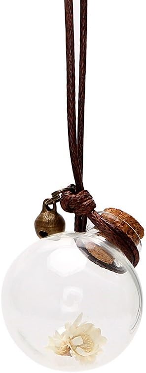 Holdream Car Ornament Hanging Pendant Bottle for Air Freshener Perfume Essential Oils Diameter 28mm
