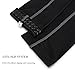 Compression Arm Sleeves, UV Protection Cooler, Sports Elbow Warmers Support for Cycling,Golf,Hiking,Baseball,Basketball 1 Pair (M, Black)