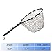 PLUSINNO Fly Fishing Net Fish Landing Net, Trout Bass Net Soft Rubber Mesh Catch and Release Net