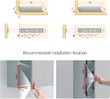 YUOIP Push to Open Magnetic Door Catches 6 Pack Slim ABS Neon Magnet view 2