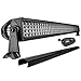 OFFROADTOWN 52Inch LED Light Bar Off Road Driving Light 800W Quad Row Roof Lights Straight Work Light Bar with Wiring Harness and Black Cover for Pickup Chery Dodge