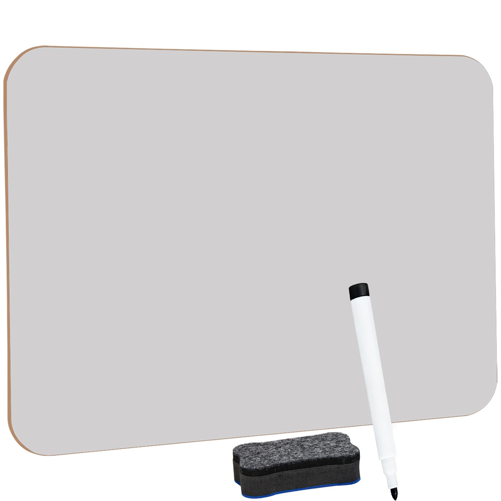 Hisredsun Mini Dry Erase White Board, 8.2X11.8 Inch Double Sided Mini Whiteboard with Pens and Erasers,Durable Portable White Boards for Students, Classroom, Home and Office (1)