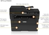 Brother MFC L2750DW Mono Laser Printer All in One Wireless USB NFC A4 UK Plug view 2