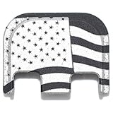 Waving USA American Flag Rear Slide Back Plate Engraved for GLOCK