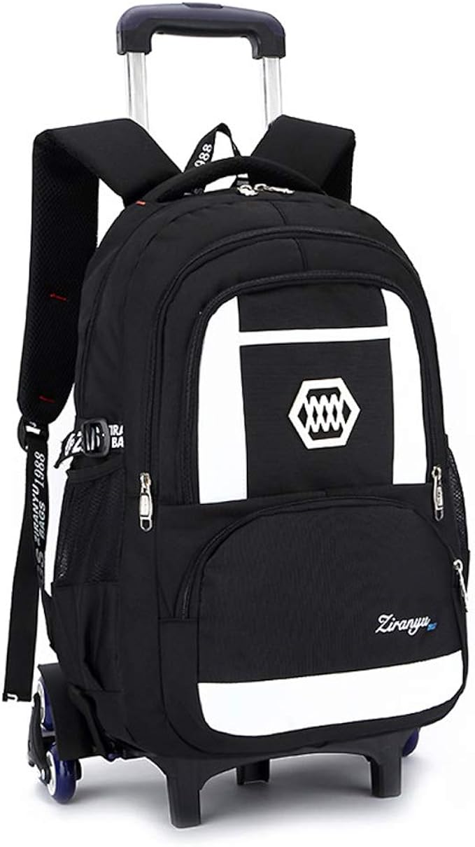 Amazon.com: Rolling Backpack for Boys Girls Teen, School Backpack with