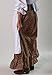 Women's Calico Pioneer Skirt Size ML, Brown