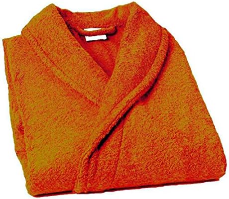 Lasa Pure Kids – Hooded children bathrobe, size 8 years, color Orange