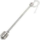 uxcell Stainless Steel Float Switch for Water Pump Tank Swim Pool Garden Pond Liquid Water Level Sensor M11 240mm Length