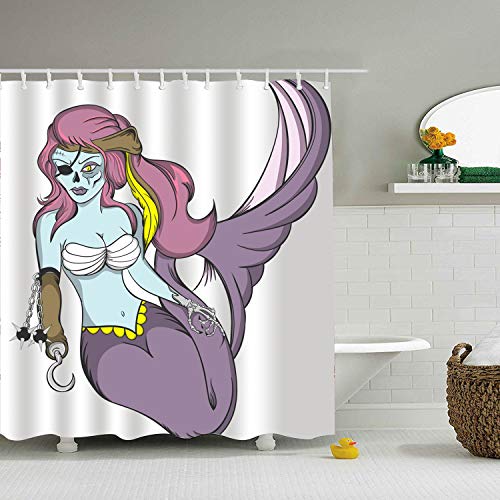 60 Mermaid Shower Curtain Ideas For Your Bathroom