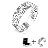 Ingooood Sutra sterling silver bracelet Tibetan Buddhist scriptures language female hand jewelry bracelet