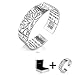 Ingooood Sutra sterling silver bracelet Tibetan Buddhist scriptures language female hand jewelry bracelet