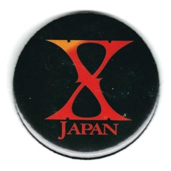 Amazon X Japan 缶バッチ 缶バッジ ロゴ ファングッズ