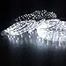 Izzy Creation 24ft Daylight White LED Rope Lights Kit, Plugin, Indoor/Outdoor Lighting, 1/2
