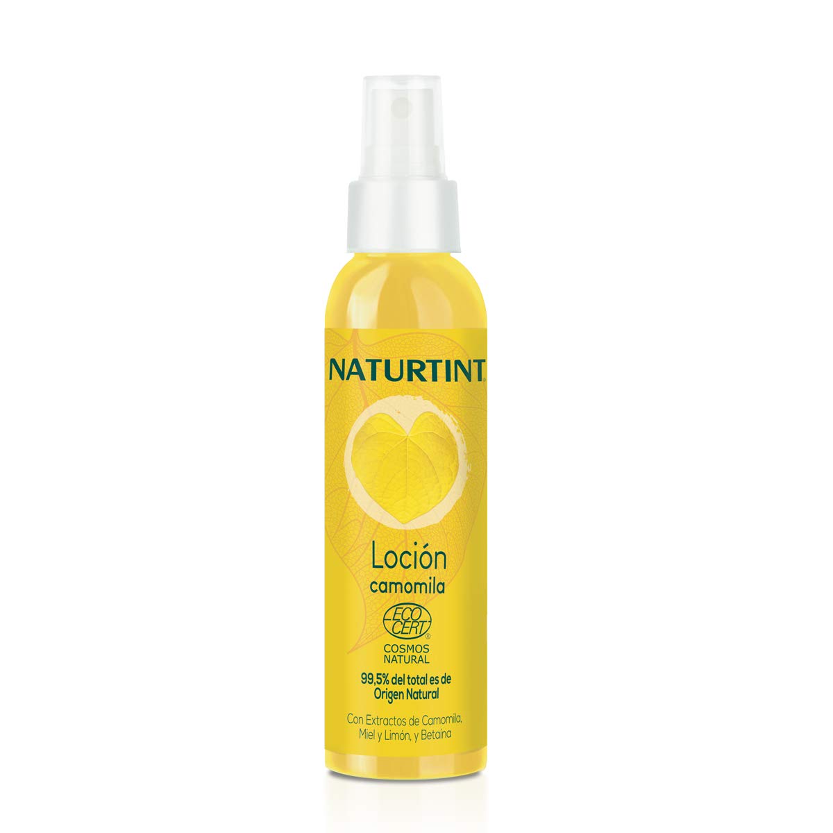 Naturtint. Chamomile Spray Lotion Progressive Brightens Hair Ecocert 99.5% Natural Ingredients With Chamomile, Honey and Lemon 125ml