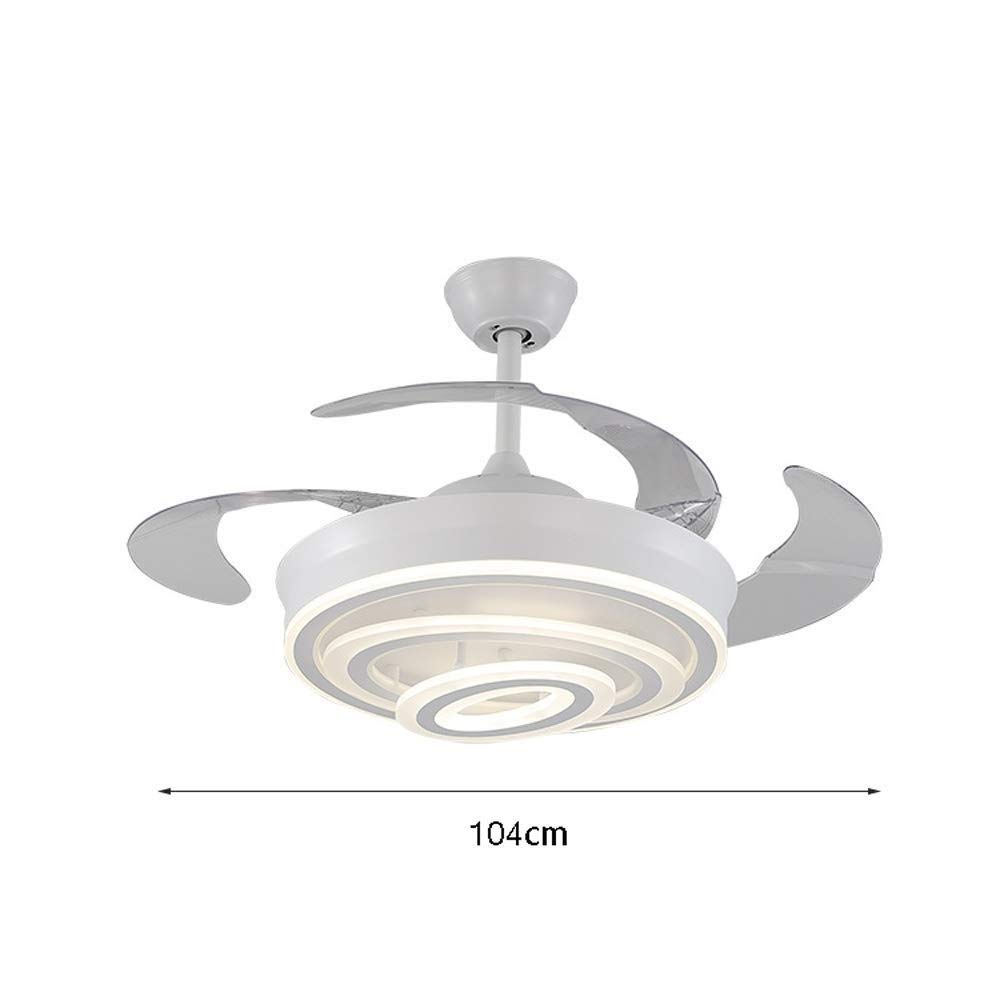 Djdda 42inch Modern Led Ceiling Light With Fans Remote Control