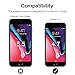 3 Pack LSK Screen Protector - Compatible for iPhone SE 2020, iPhone 8 & 7, Tempered Glass Case Friendly, Installation Tray - Gray