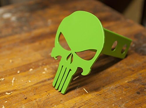 Punisher Trailer Hitch Cover - Zombie Green