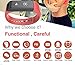 Dragon-Hub Fitness Tracker Smart Bracelet With Blood Pressure Heart Rate Monitor, Record Sport Step Distance On App for Android, IOS Waterproof Wristband (IP65Red)
