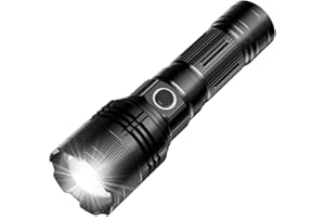 E-SHIDAI Rechargeable Flashlight, Tactical Flashlights 500000 High Lumens, USB C Bright Flashlights, Handheld Flashlights for Camping, Police, etc