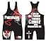 4-Time All American Philippians 4:13 Red Wrestling Singlet size XS