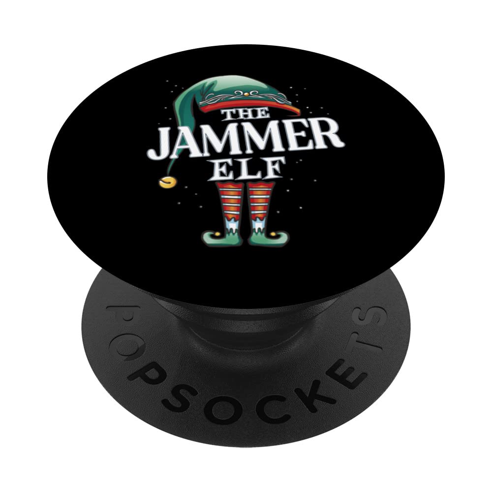 Jammer Elf Christmas Group Xmas Pajama Party PopSockets Swappable PopGrip