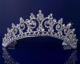 SparklyCrystal Rhinestones Crystal Wedding Bridal Pageant Princess Tiara Crown 3150