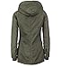 Welldressing Women's Military Hooded Warm Winter Coats